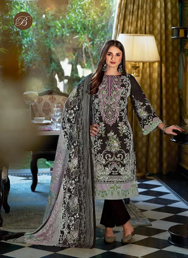 Belliza Naira Vol 96 Cotton Printed Embroidered Dress Material